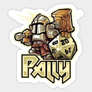 Mini RPG Paladin Sticker